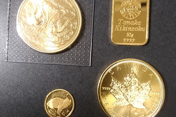 金貨、インゴット